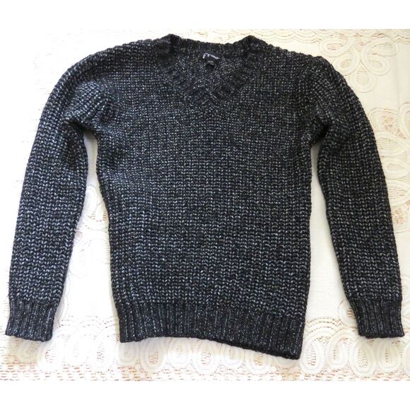 Art Class Unisex Chunk Knit V neck Pullover Sweater child's Medium (7/8) EUC - Picture 2 of 6